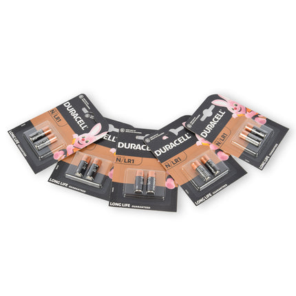 Krachtige 5x Duracell Alkaline Batterijen | Size 23A | Voltage 1.5V | Ook Bekend Als: MN9100, LR1, E90, 4001, KN, AM5, LR1G en LR15G