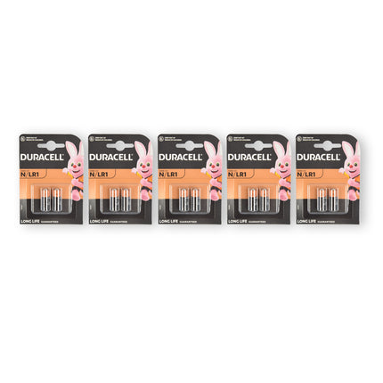 Krachtige 5x Duracell Alkaline Batterijen | Size 23A | Voltage 1.5V | Ook Bekend Als: MN9100, LR1, E90, 4001, KN, AM5, LR1G en LR15G