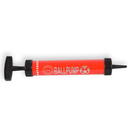 Rode Ballenpomp 23cm - Handpomp voor Voetbal - Pomp voor Ballen - Luchtpomp - Inclusief Naald – Discountershop