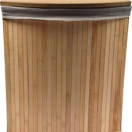 2-Delige Wasmanden met deksel | Wasmand Duurzaam | waszak katoen | Wasmand bamboe | 64L / 33L