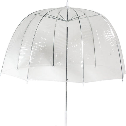Paraplu Transparant goedkoop- Koepelparaplu Transparant - Bubbleparaplu PVC - Diameter 76 cm
