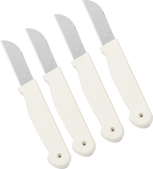 Schilmesjes - Schilmessen - Schilmes Kitchen - 4 Stuks - Wit
