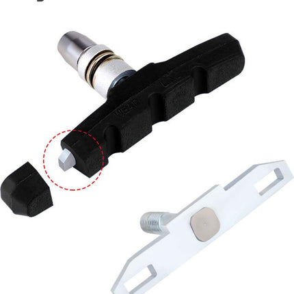 Universele Rubberen Fiets V Remblokken Set 2Stuks – 70mm | Rubber Remblokjes | Fietsen Remblok | Remblokkenset | Remblokset Geschikt voor Mountainbike, Stadsfiets, Vouwfiets en Tourfiets
