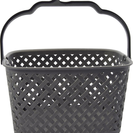 Discountershop® Wasknijpermandje Grijs 22 x 12,9 x 15 cm