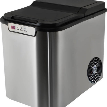 Discountershop® IJsblokjesmachine - 2 Liter - 6-8 Min. - 12kg/24u - IJsblokmaker met IJsschep - Zilver