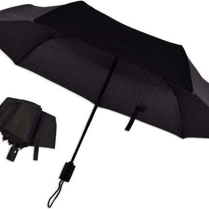 Automatische Stormparaplu - Opvouwbaar, Windbestendig & Automatisch - Ø 95 cm - 7 Panelen - Dubbele Laag - Zwart