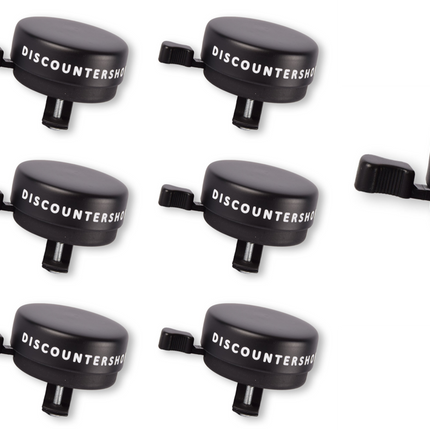 Fietsbel Zwart Staal 5.5 cm – Universele Fietsbel voor Racefiets, MTB, Stadsfiets & Kinderfiets | Beste Goedkope Fietsbel | Fietsaccessoires Aluminium