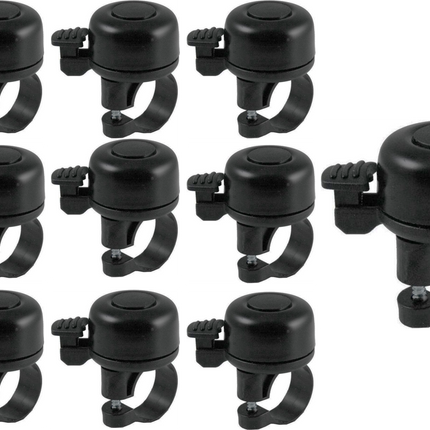 Zwarte Mini Fietsbel 3 cm – Goedkope Universele Fietsbel voor Racefiets, Kinderfiets & Stadsfiets – Beste Fietsbel Geluid