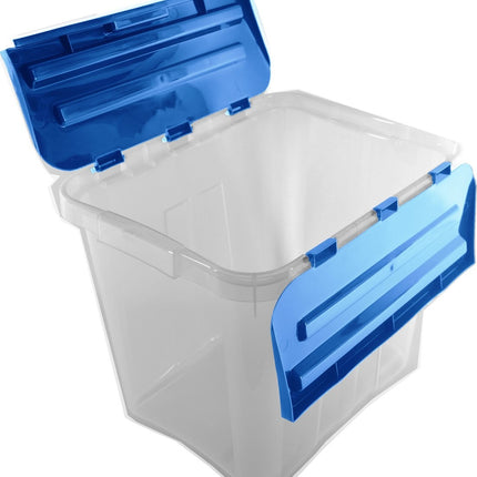 Opbergbox 24 liter 2 stuks in de verpakking - formaat 29.5 x 39 x 30 cm - Opbergdoos - Opbergkist