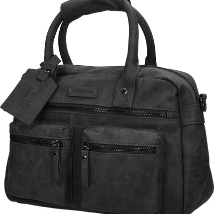 Bicky Bernard Handtas omhang Hand & Schoudertas Western Bag Zwart