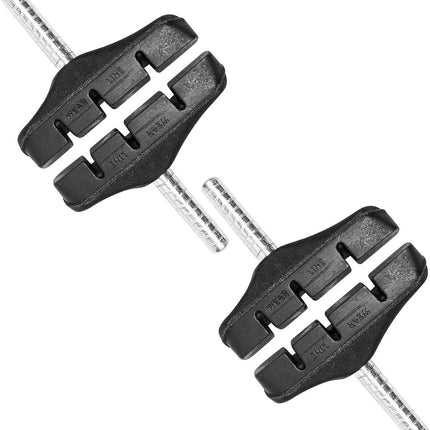 Remblokken fiets cantilever 60mm - zwart met stift