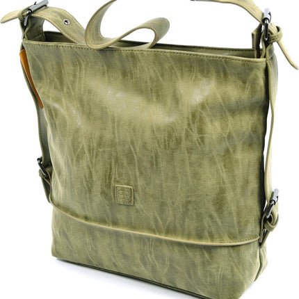 Schoudertas - Crossbodytas - tassen - tassen dames - tassen kopen - tassen hengsel - tassen Olijf - Groen - Dames tas - handtas - handtassen - handtas dames - handtassen dames - handtas Olijf - Groen - WDL-3183