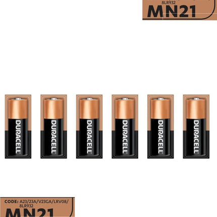 Duracell 6 stuks BATTERIJ MN21/A23 - 12 V Long lasting - Langdurig 6 stuks