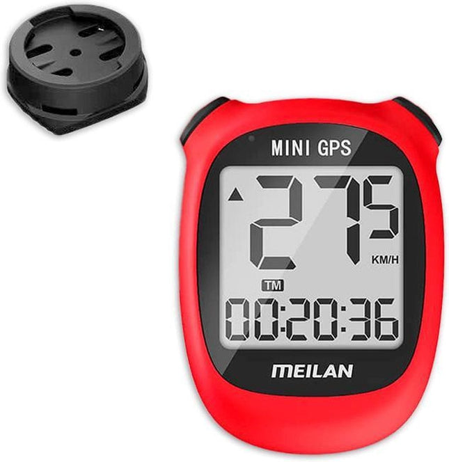 Meilan Fietscomputer GPS M3 Mini | Draadloos | USB Oplaadbaar | Racefiets & MTB | Waterdicht | LCD-scherm | ANT+ | Fiets GPS met Kaartweergave