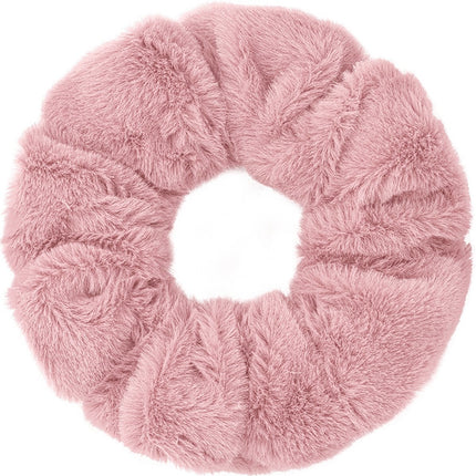 Haarelastiek - Musthave Haaraccessore Scrunche Pack – Luxe kwaliteit – Elastiekje – Elastiek – Haarwokkel – Haarverzorging – Haarelastiekjes – Haarwikkel Scrunchies pluche stof pack Haaraccessoire Vrouwen - 6 stuks Natural Colors Haarwokkel