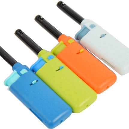 Elektrische keuken aansteker - Gasaansteker -Mini aansteker 4 stuks - Blauw - Licht blauw - groen - oranje
