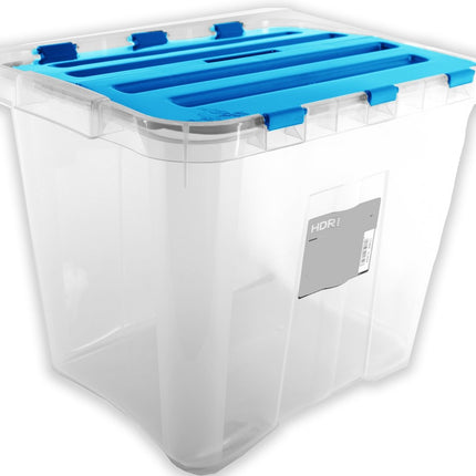 Opbergbox 24 liter 2 stuks in de verpakking - formaat 29.5 x 39 x 30 cm - Opbergdoos - Opbergkist