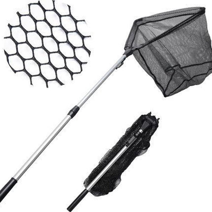 2x Visnet - vissennet - schep - Schepnet Opvouwbaar Aluminium 180 cm