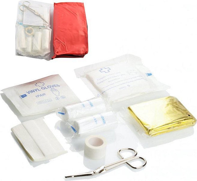 First Aid Kit - EHBO Doos - 41-Delig - Verbandtrommel - Verbanddoos - Verbanddoos motor en auto