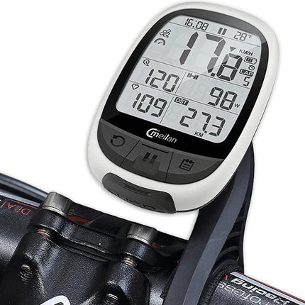 Fietscomputer GPS M2 – Draadloos | ANT+ Bluetooth | 2.4" LCD | Hartslag & Cadansfunctie | Voor Racefiets, MTB & Stadsfiets