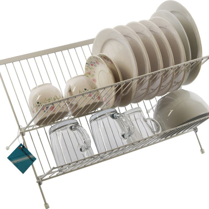 Opvouwbaar Afdruiprekvoor kleine borden - Dish Drainer afwasrek - metaal