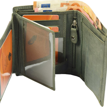 Portemonnee - portemonnee dames - portemonnee heren - portemonnee pasjes - portemonnee dames klein - Portemonnee klein - Portemonnees - Portemonnee - Portemonnee Olijf groen - portemonnee - Billfold portemonnee