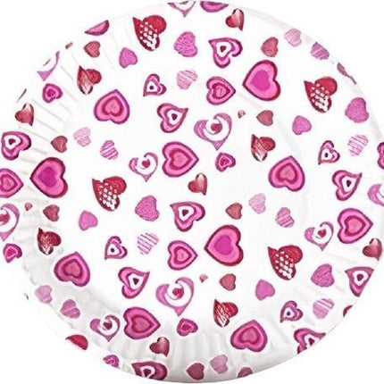 Gerimport Feestborden Love 23 Cm Papier Wit/roze 10 Stuks