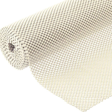 Non Slip Grip mat Beige | 45x125 cm Antislipmat Gaas Patroon voor Bureaus en Keukenlades | Interieuraccessoires