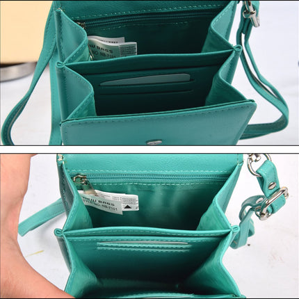 Telefoontasje met Portemonnee – Crossbody Festival Tas Dames – Mobiele Telefoontas Navy – Reisaccessoires & Geldtas