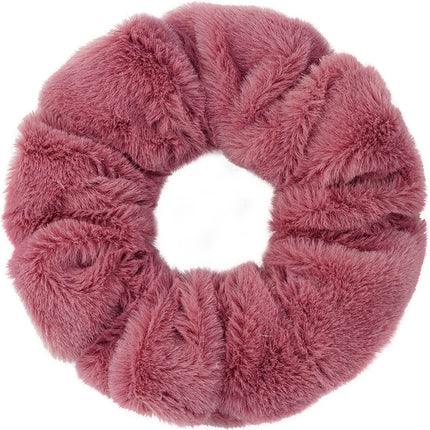 Haarelastiek - Musthave Haaraccessore Scrunche Pack – Luxe kwaliteit – Elastiekje – Elastiek – Haarwokkel – Haarverzorging – Haarelastiekjes – Haarwikkel Scrunchies pluche stof pack Haaraccessoire Vrouwen - 6 stuks Natural Colors Haarwokkel