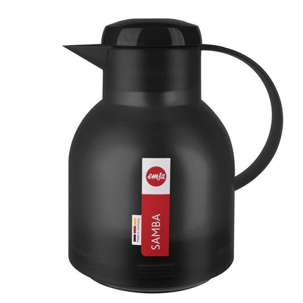 Emsa Samba - Isoleerkan Quick Press - 1 L - Zwart Transparant