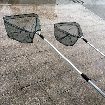 2x Visnet - vissennet - schep - Schepnet Opvouwbaar Aluminium 180 cm
