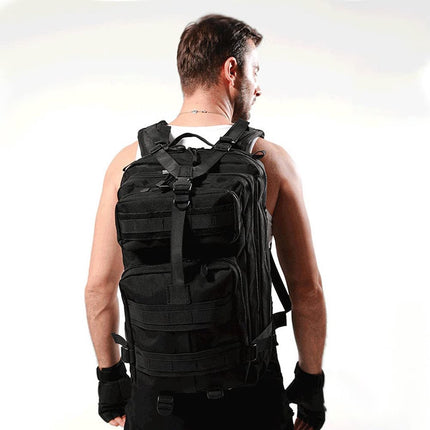 Tactische Rugzak Zwart – Militaire Rugzak – Waterdicht MOLLE Backpack – Goede Backpack voor Reizen, Werk, School & Outdoor