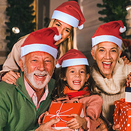 5 Stuks Kerstmuts |Merry Christmas |100% Polyester luxe kerstmuts voor kinderen | Kerstmutsen