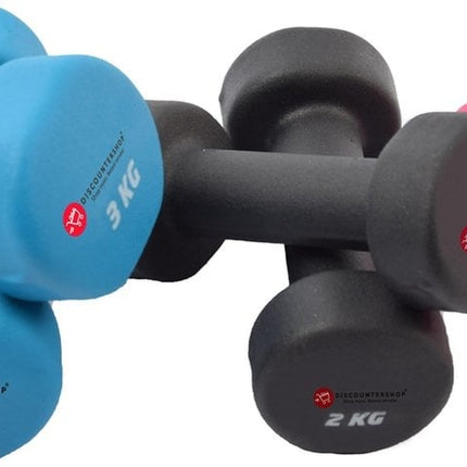 Dumbbell set, dumbbells met dumbbell , fitness dumbbell set, gymnastiek dumbbells voor thuis, gym, 1kg,  2kg , 3kg