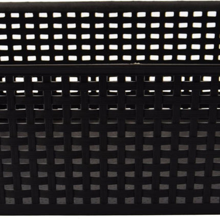 Opbergmand - Opbergbakje - Zwarte opberger 32 x 27 x 15 cm Rattan