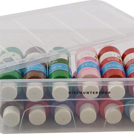 Opbergbox Transparant - 33 cm - Polypropeen - Opberger - Opbergbakken - Opbergdoos -5liter - 33x19x11 CM