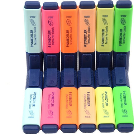 60 x - Staedtler markeerstift Textsurfer Classic | 6 kleuren