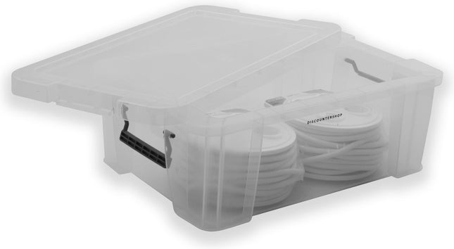 1x Stevige Opbergbox 15Liter |Duurzaam| 47x30x17 cm | Opberger | Opbergbak | Opbergdoos | Opbergbakken | Bakken | polypropyleen