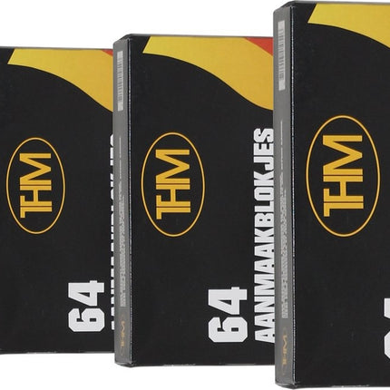 4 X Barbecue aanmaakblokjes - BBQ aanmaak - BBQ - Aanmaakblokjes THM wit paraffine - 256 stuks