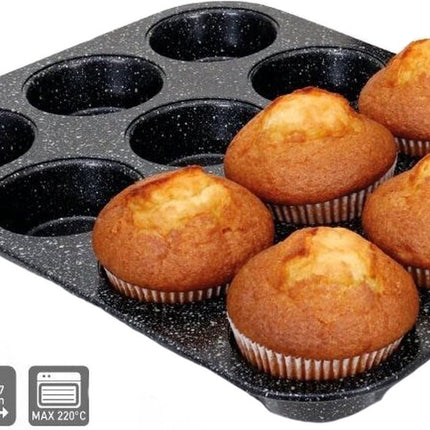 Muffinvorm bakvorm - 12 stuks - met antiaanbaklaag