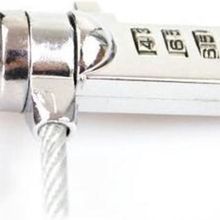 Premium Anti-diefstal Computerbeveiligingskabel met Dubbel Cijferslot | Ketting Slot voor Laptop | Kettingslot Notebook | Computerslot Pc | Anti Diefstal Computer | Beveiligingskabel | Computerketting