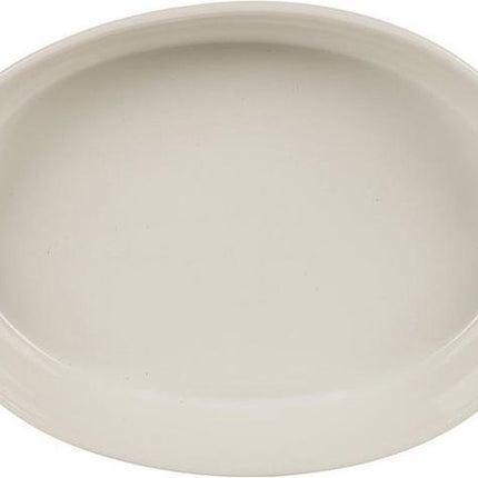 Ovenschaal met inhoud van 1.5 liter afmeting 30 cm - Ovenschaal Ovale ovenschaal keramiek wit 30 cm - Porselein