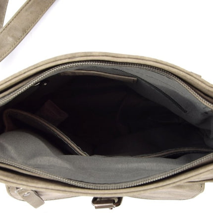 Schoudertas - Crossbodytas - tassen - tassen dames - tassen kopen - tassen hengsel - tassen Grijs - Dames tas - handtas - handtassen - handtas dames - handtassen dames - handtas Grijs - WDL-3182