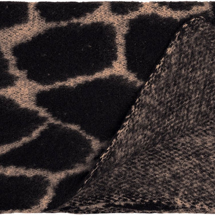 Lange warme winter luipaard panter leopard print dames sjaal bruin acryl 50 x 200 cm - sjaal is perfect voor de winter