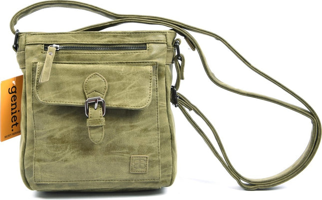 Schoudertas - Crossbodytas - tassen - tassen dames - tassen kopen - tassen hengsel - tassen Groen - Olijf - Dames tas - handtas - handtassen - handtas dames - handtassen dames - handtas Olijf - Groen - WDL-3182