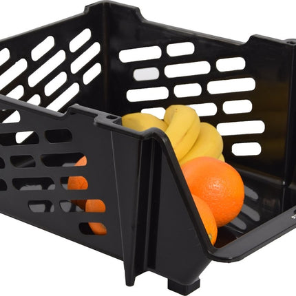 2x Aardappelbak Zwart | Groentenmand |  Fruitmand