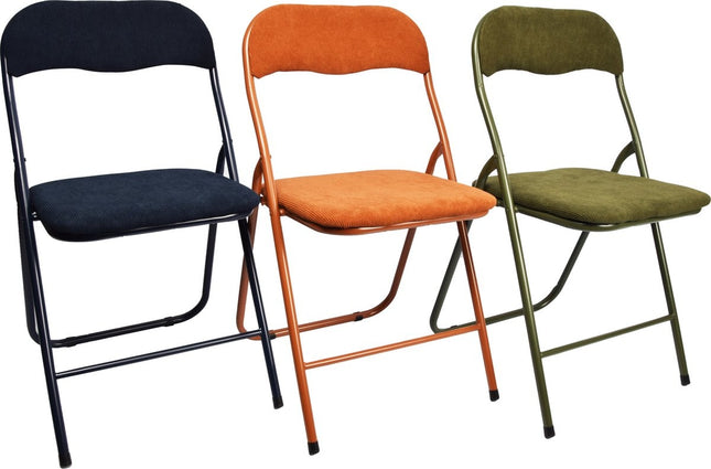Klapstoel Comfortabel 43 cm - Set van 3 - Luxe Klapstoel