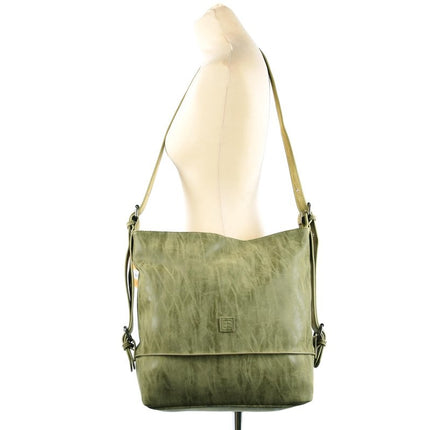 Schoudertas - Crossbodytas - tassen - tassen dames - tassen kopen - tassen hengsel - tassen Olijf - Groen - Dames tas - handtas - handtassen - handtas dames - handtassen dames - handtas Olijf - Groen - WDL-3183