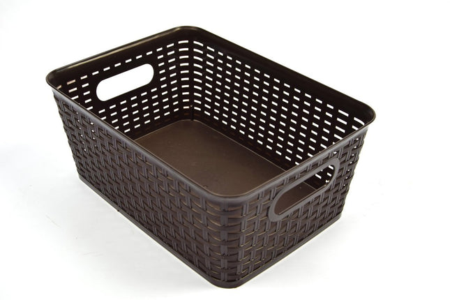 Opbergmand |Mand Rattan 36x26x15cm Bruin
